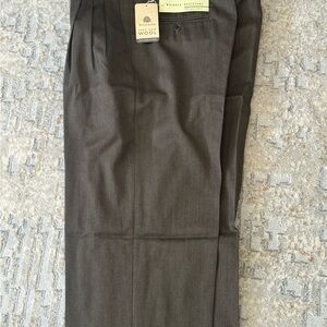 Men's 38 Greg Peters Terrance Bark Dress Pants (D12300)
